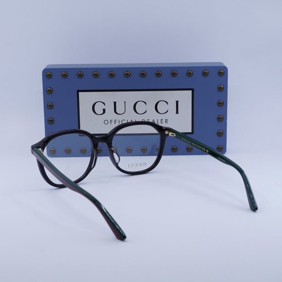 Final Price! Gucci GG0932OA 001 Black/Green Eyeglasses 53mm main image 8